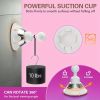 10X Magnified Luxe Rectangular Illuminated Makeup Mirror - Touch Control, Adjustable Brightness, Powerful Locking Suction Cup