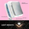 10X Magnified Luxe Rectangular Illuminated Makeup Mirror - Touch Control, Adjustable Brightness, Powerful Locking Suction Cup